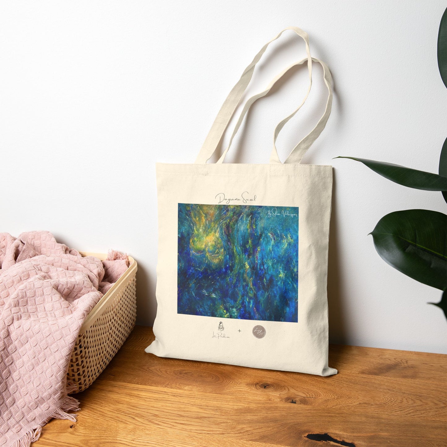 Tote Bag de Arte La Perdición - Colección “Diagrama Social” x Silvia Velázquez Art