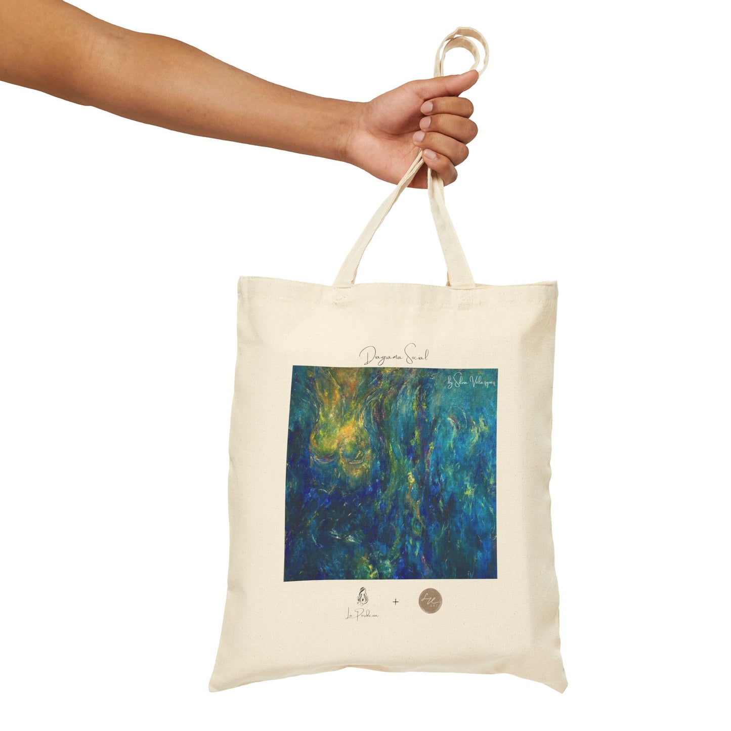 Tote Bag de Arte La Perdición - Colección “Diagrama Social” x Silvia Velázquez Art