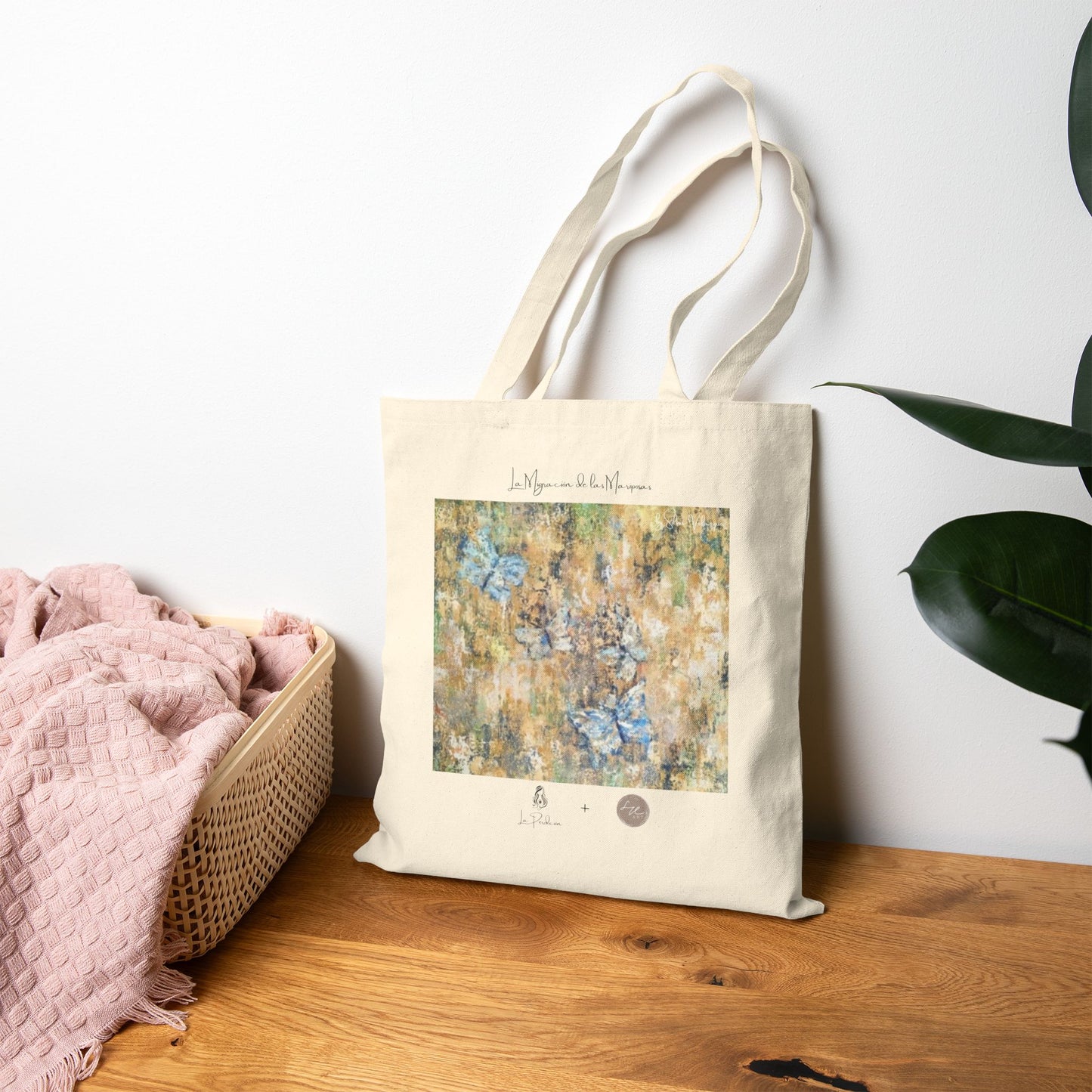 Tote Bag de Arte La Perdición - Colección “La Migración de las Mariposas” x Silvia Velázquez Art